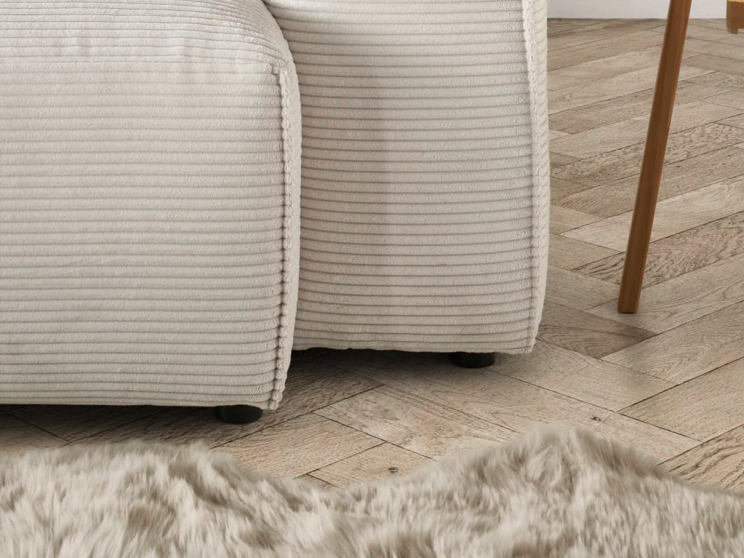 Ecksofa Clifton | Weiß