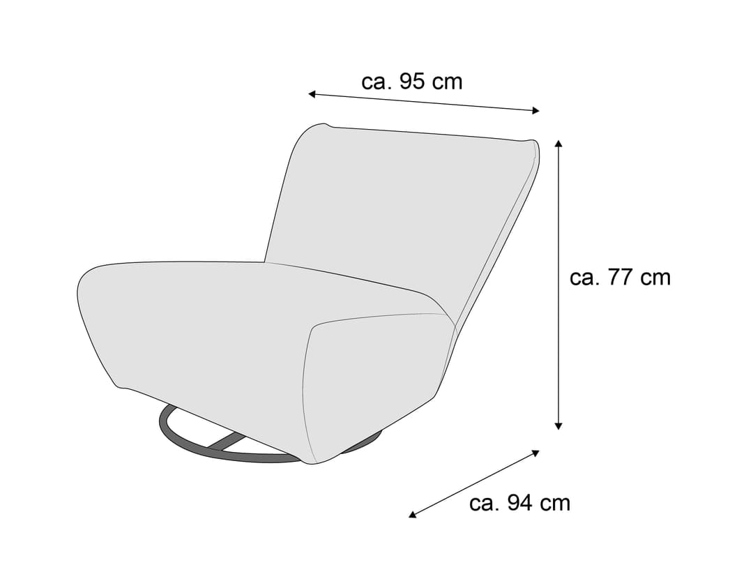 Sessel Bertel | Braun