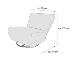 Sessel Bertel | Braun