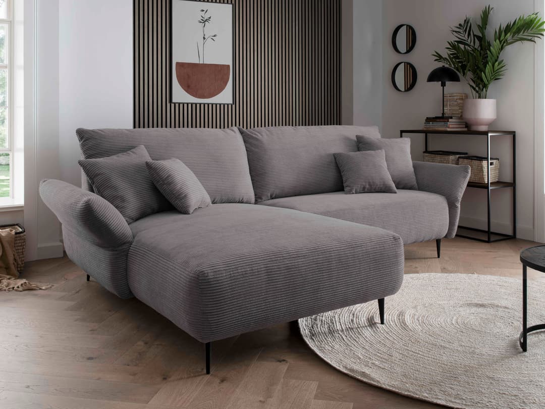 Ecksofa Bagira | Grau