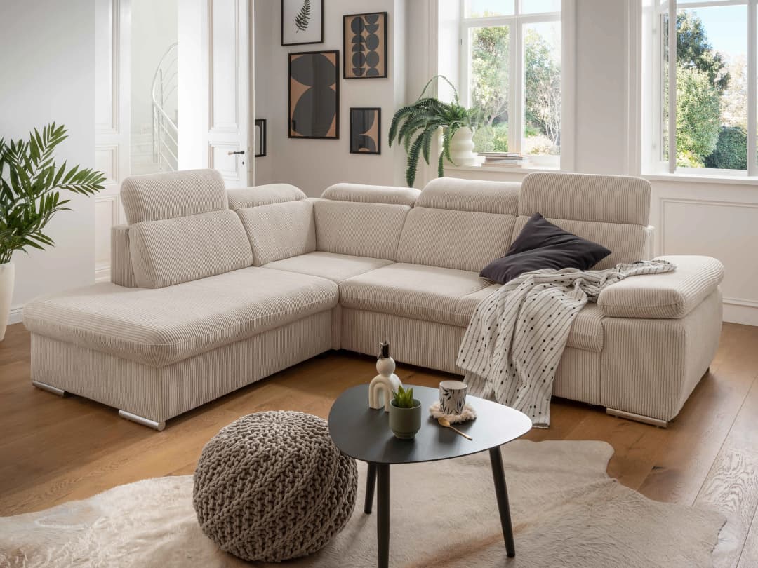 Ecksofa Boris | Braun