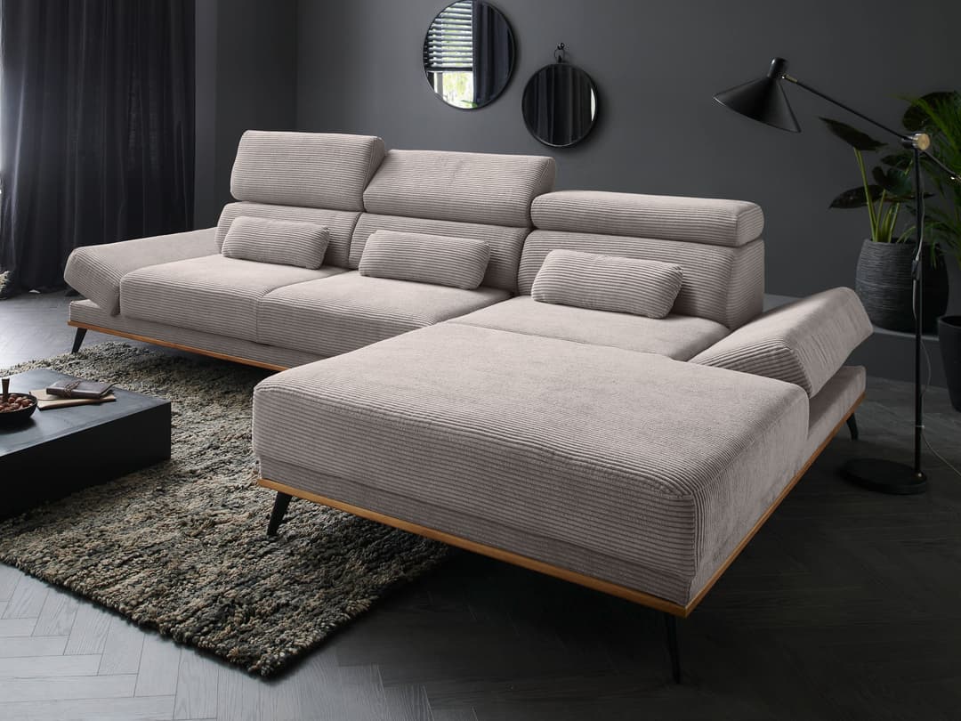Ecksofa Irida | Rosa