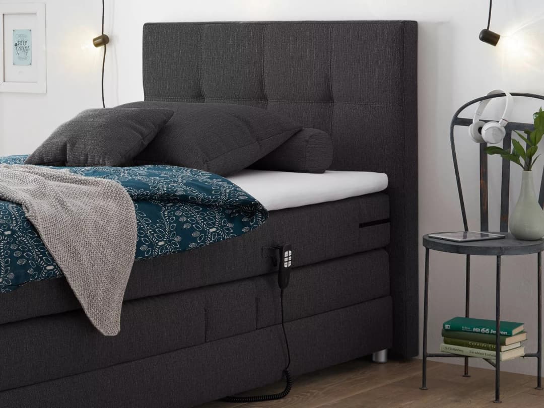 Boxspringbett Baiano II | Grau