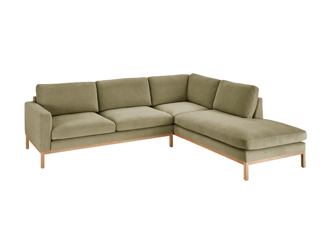 Ecksofa Christen III | Grün