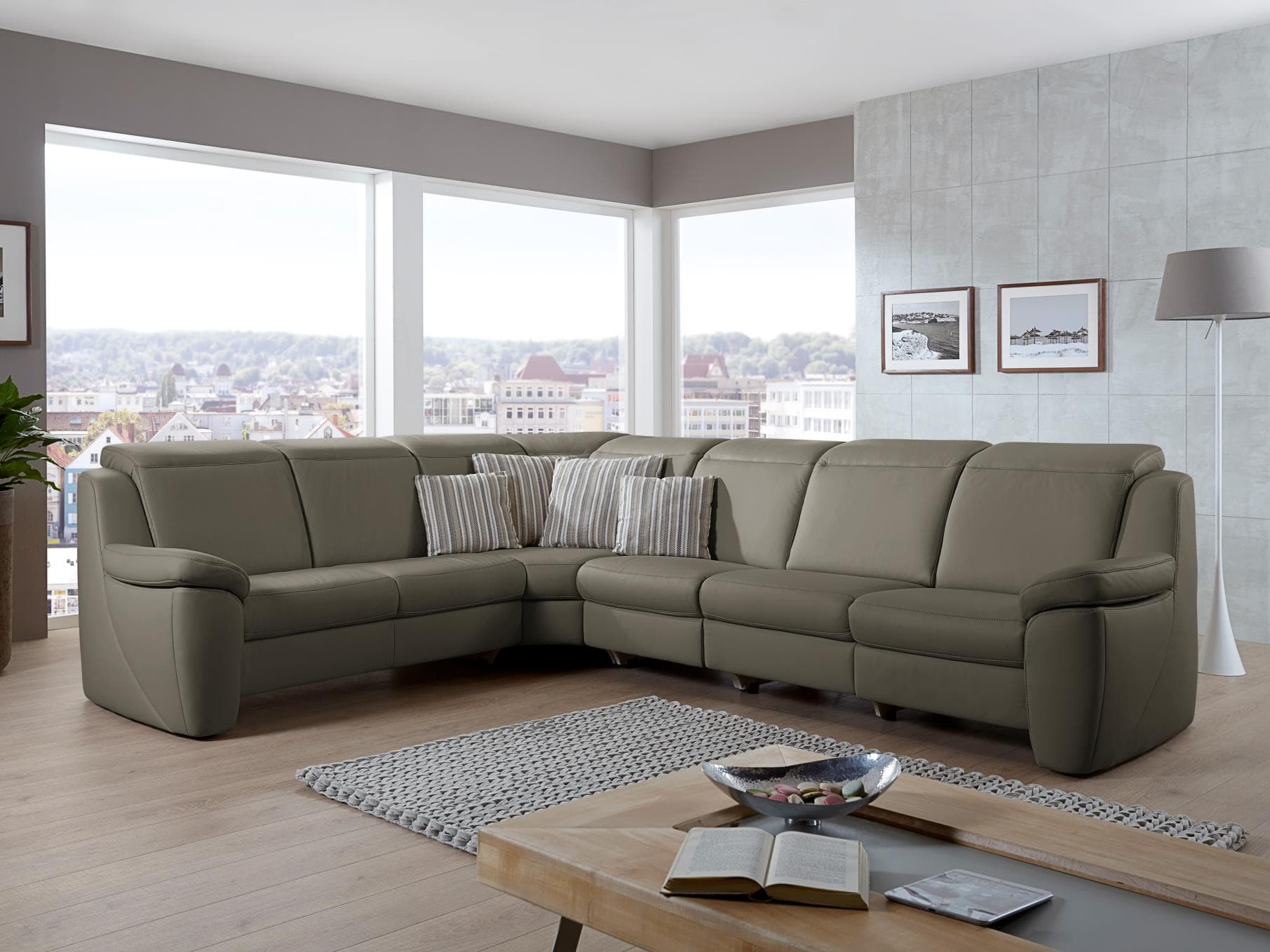 Ecksofa Putignano | Grau