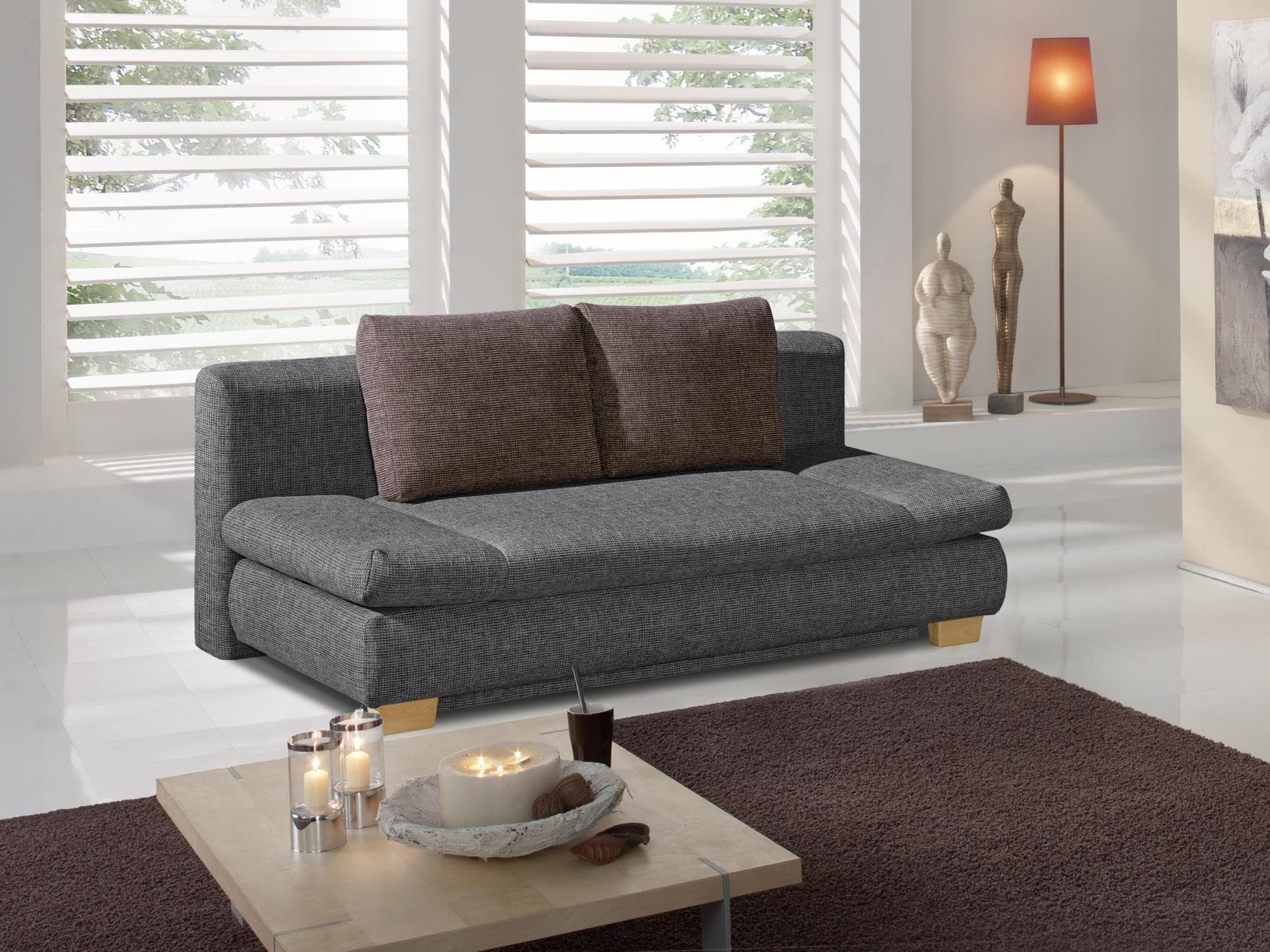 Schlafsofa Rigo | Grau