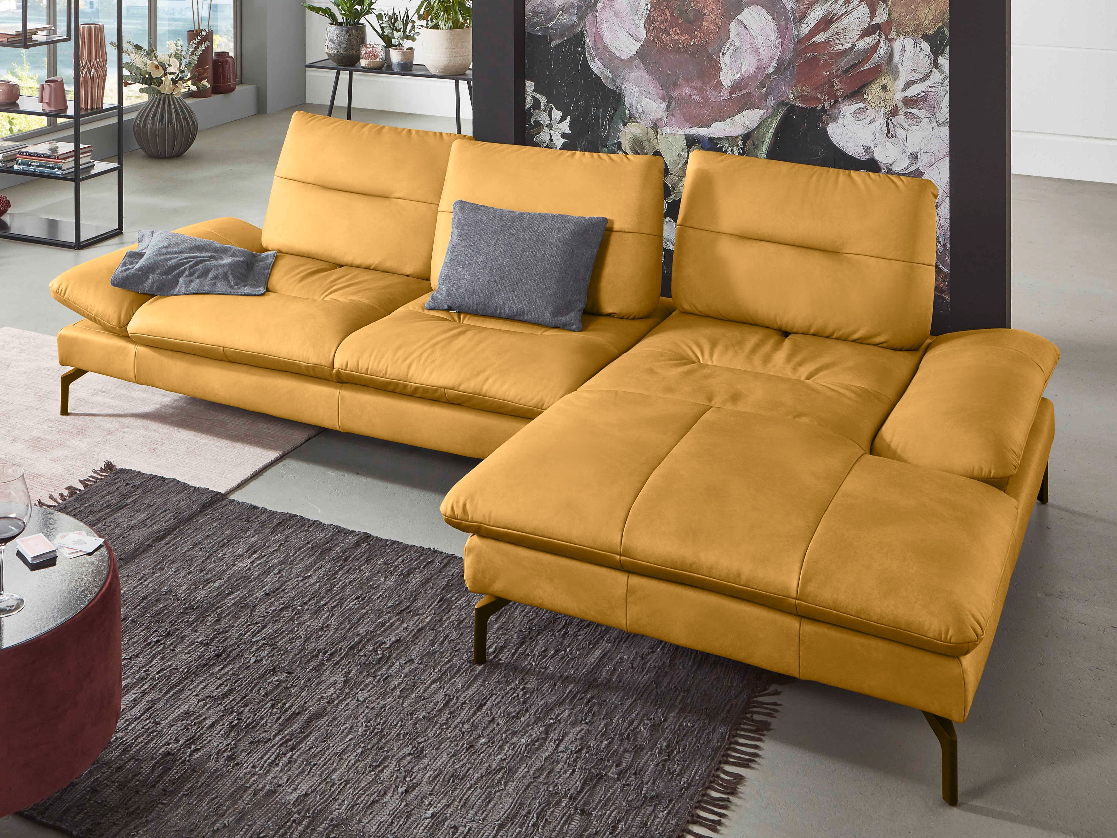 Ecksofa Penina | Gelb