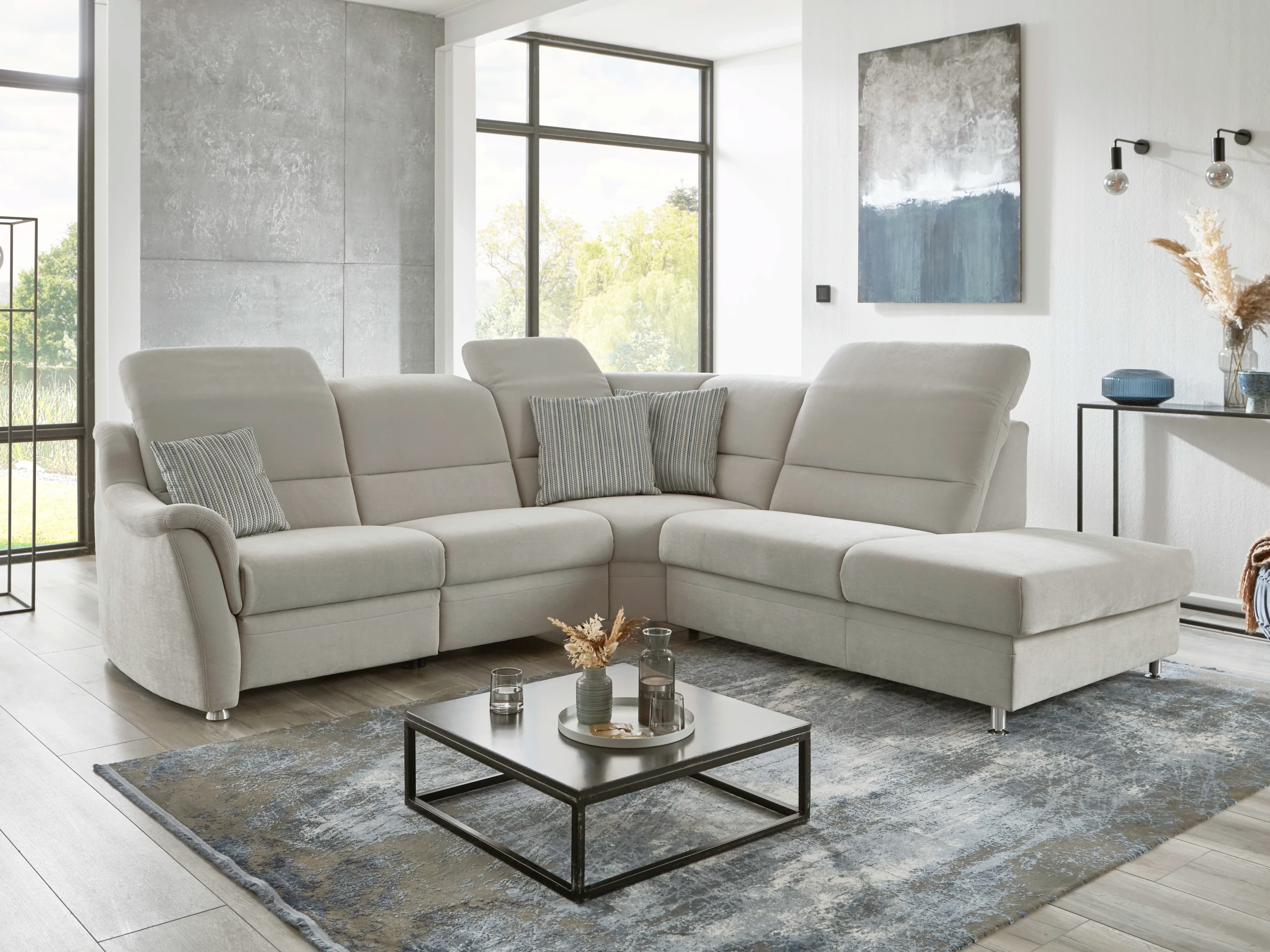 Ecksofa Palanga | Grau