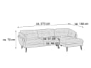 Ecksofa Hunter IV | Gelb 4