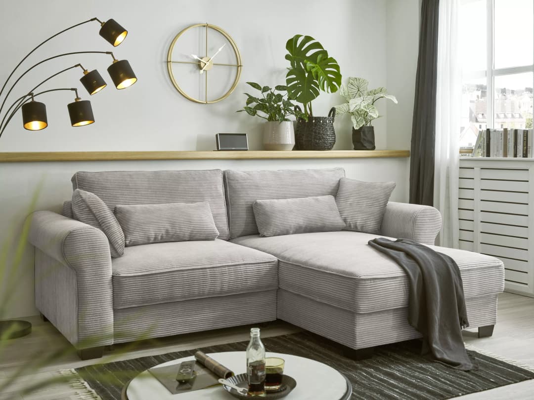 Ecksofa Berny | Grau