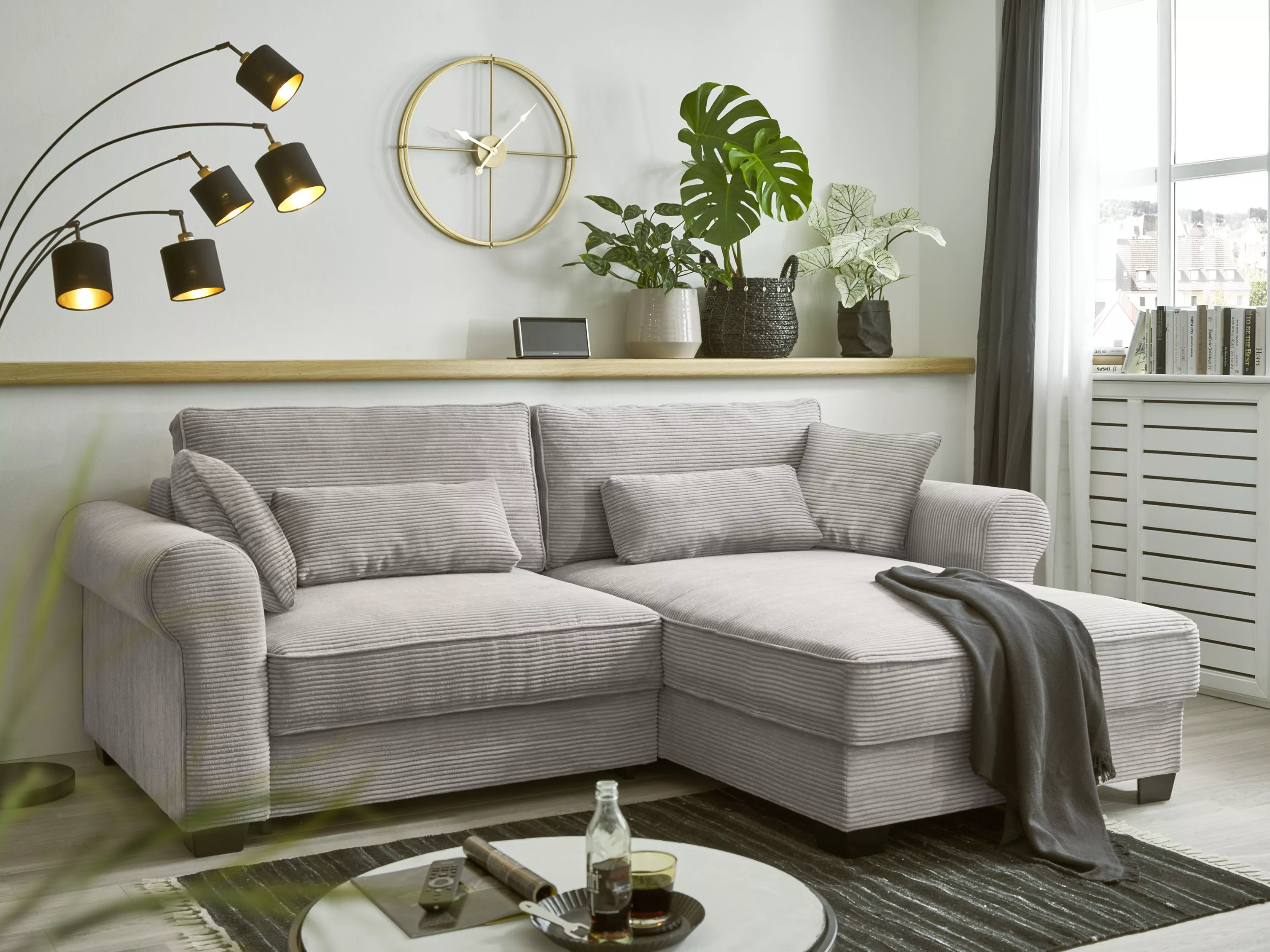 Ecksofa Berny | Grau