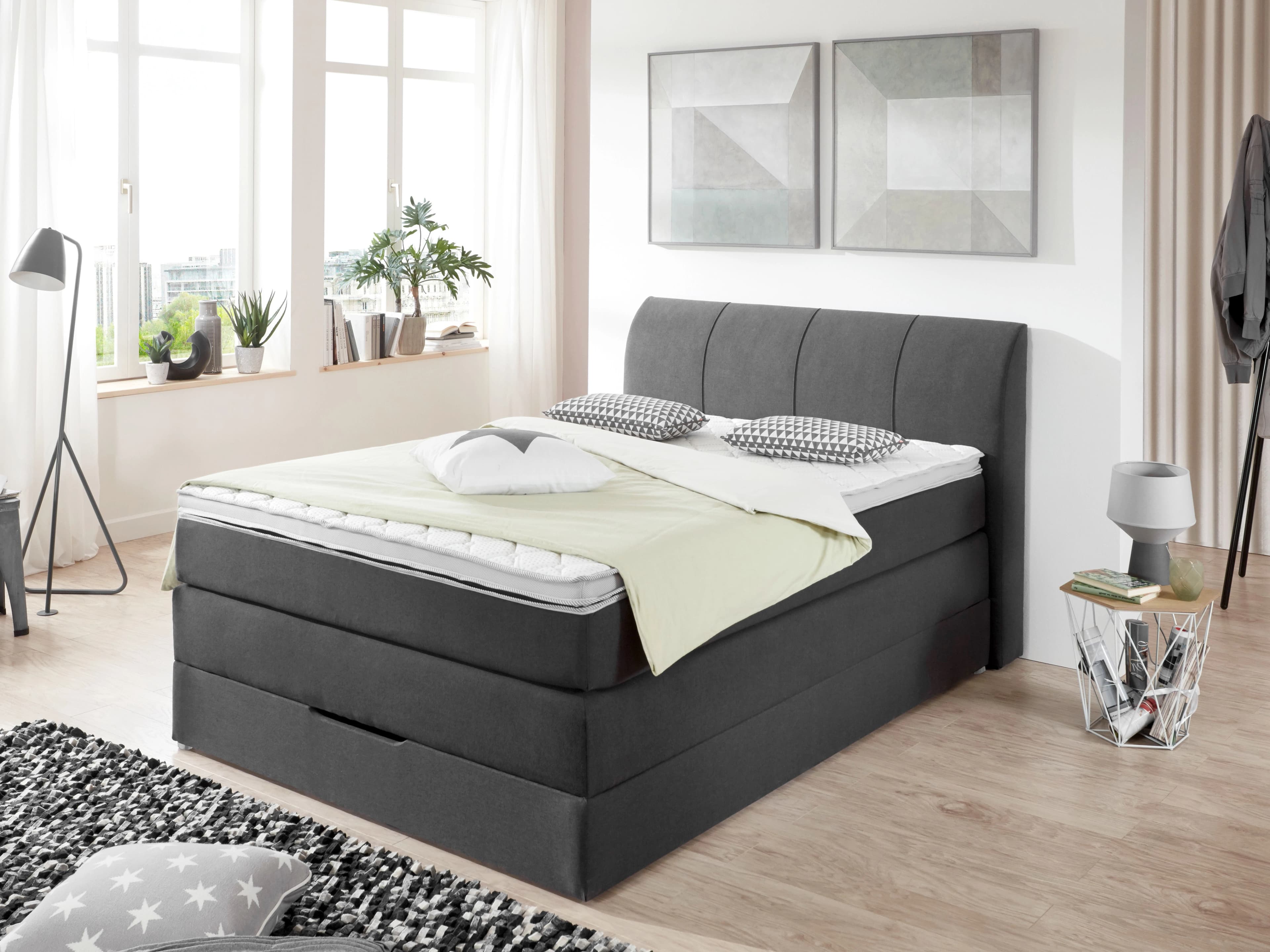 Boxspringbett Semeru II | Grau