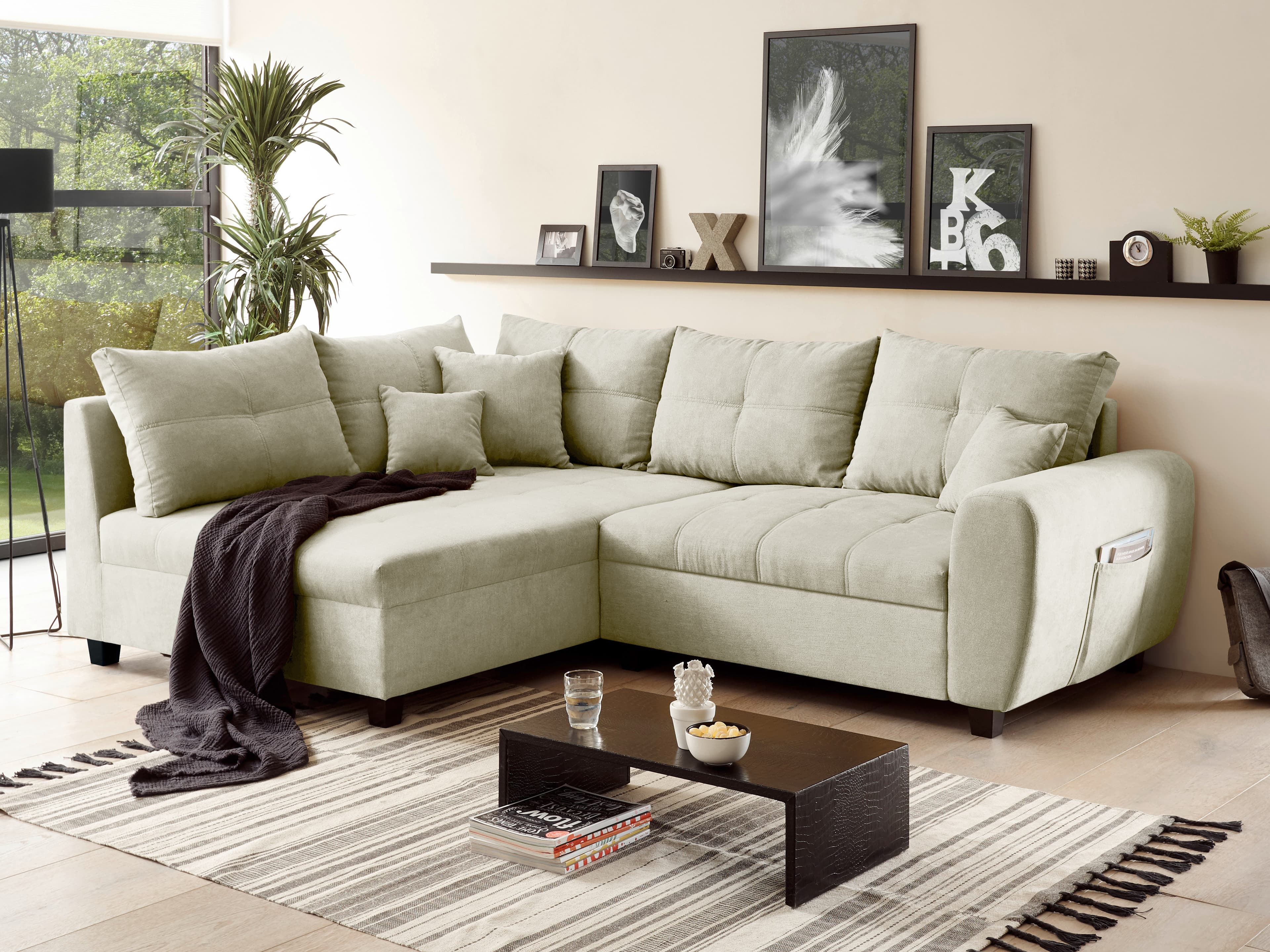 Ecksofa Briella | Weiß