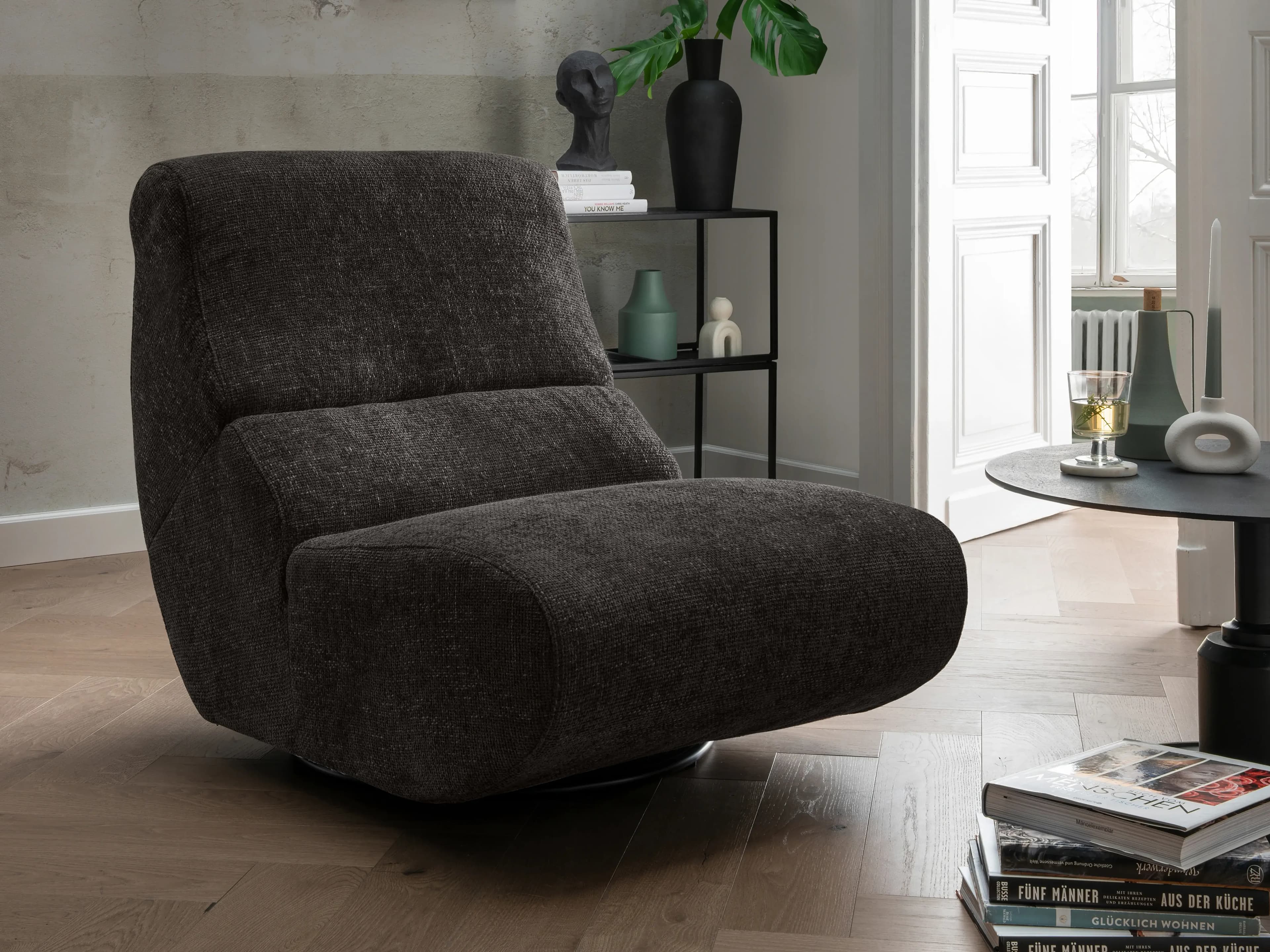 Sessel Burina II | Schwarz