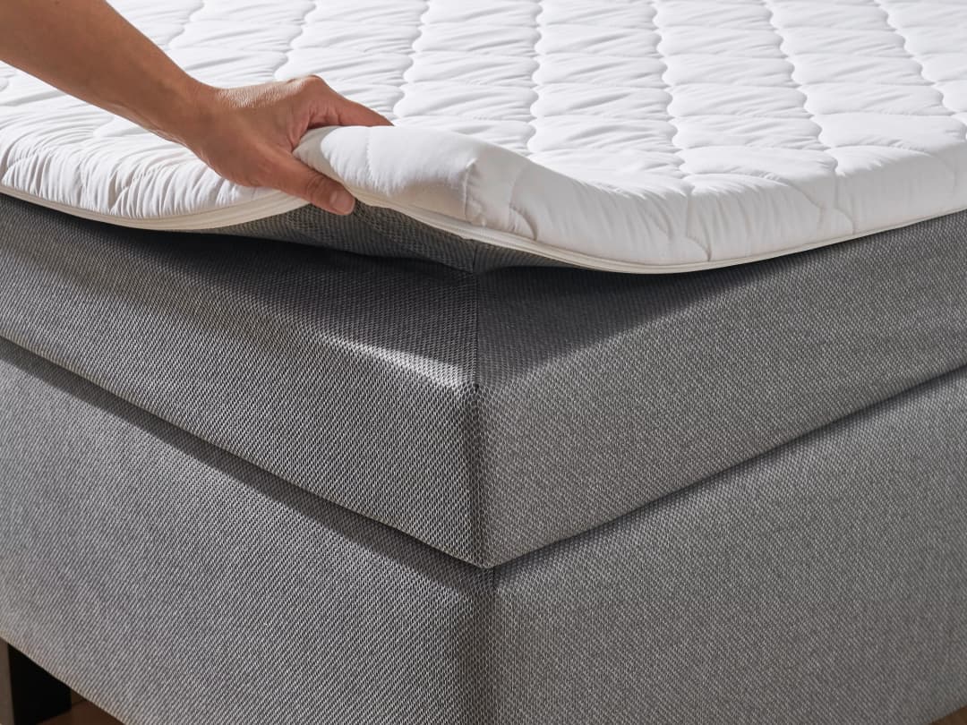 Boxspringbett Sayo | Grau