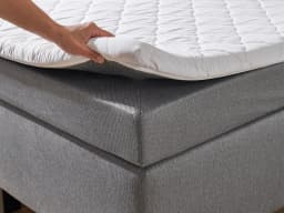 Boxspringbett Sayo | Grau