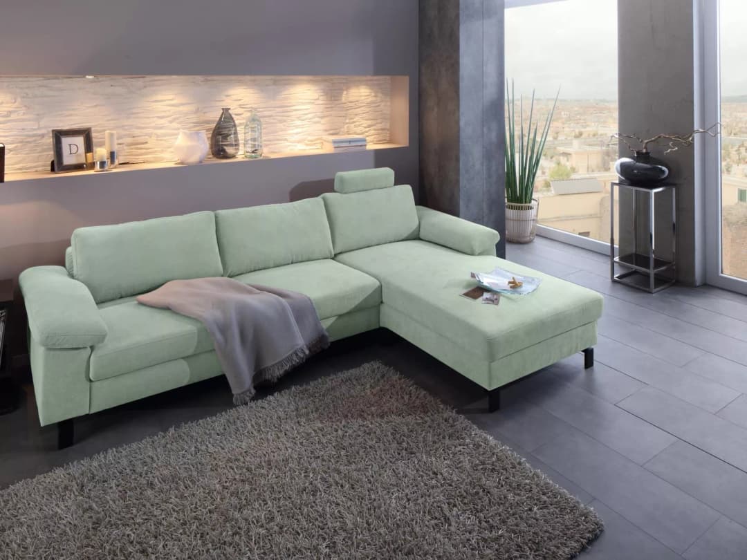 Ecksofa Cabianca V | Grün