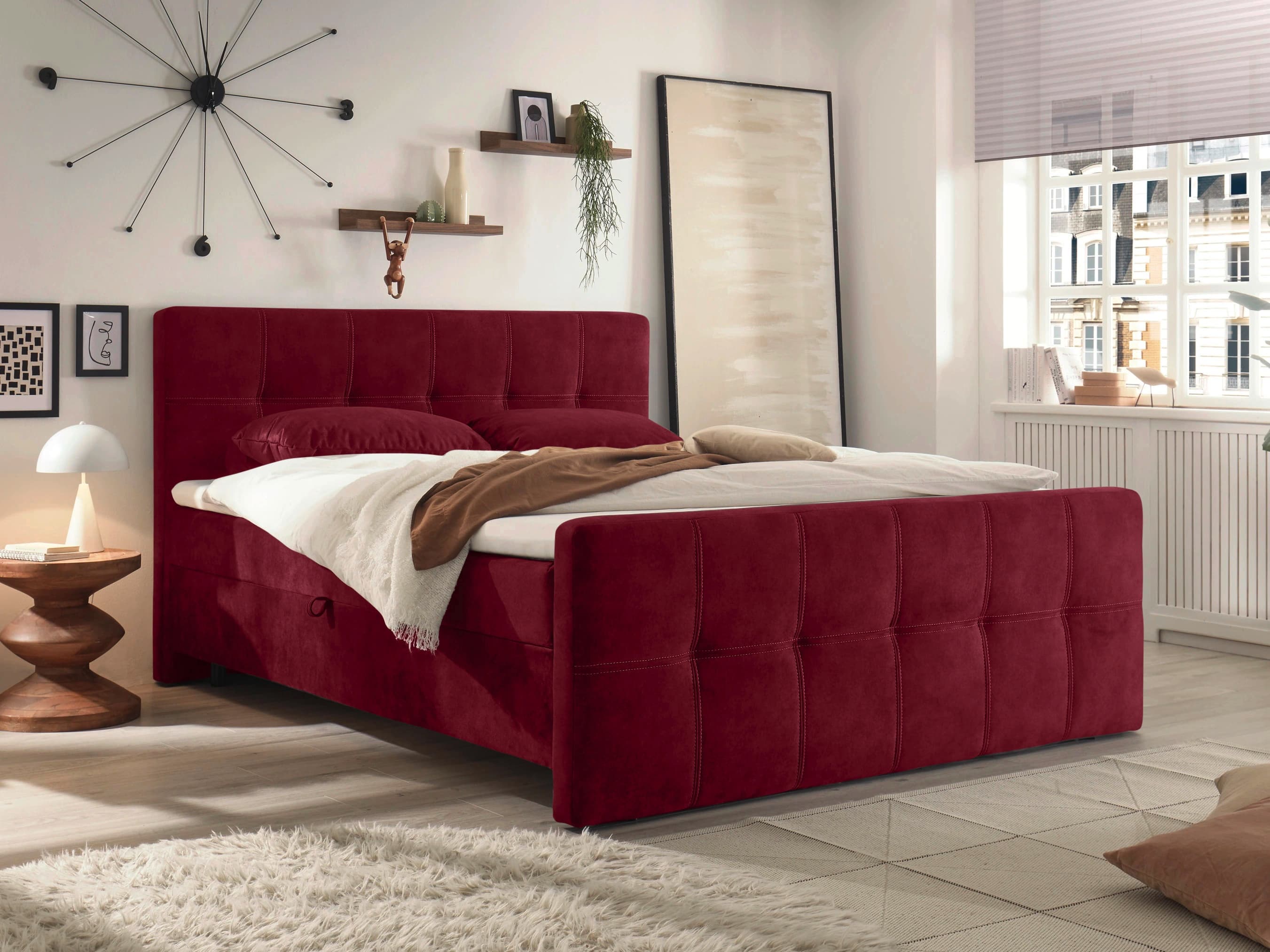 Boxbett Basbek | Rot