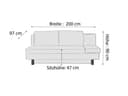 Schlafsofa Roliano II | Grau 4
