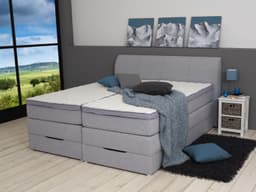 Boxspringbett Semeru III | Silber