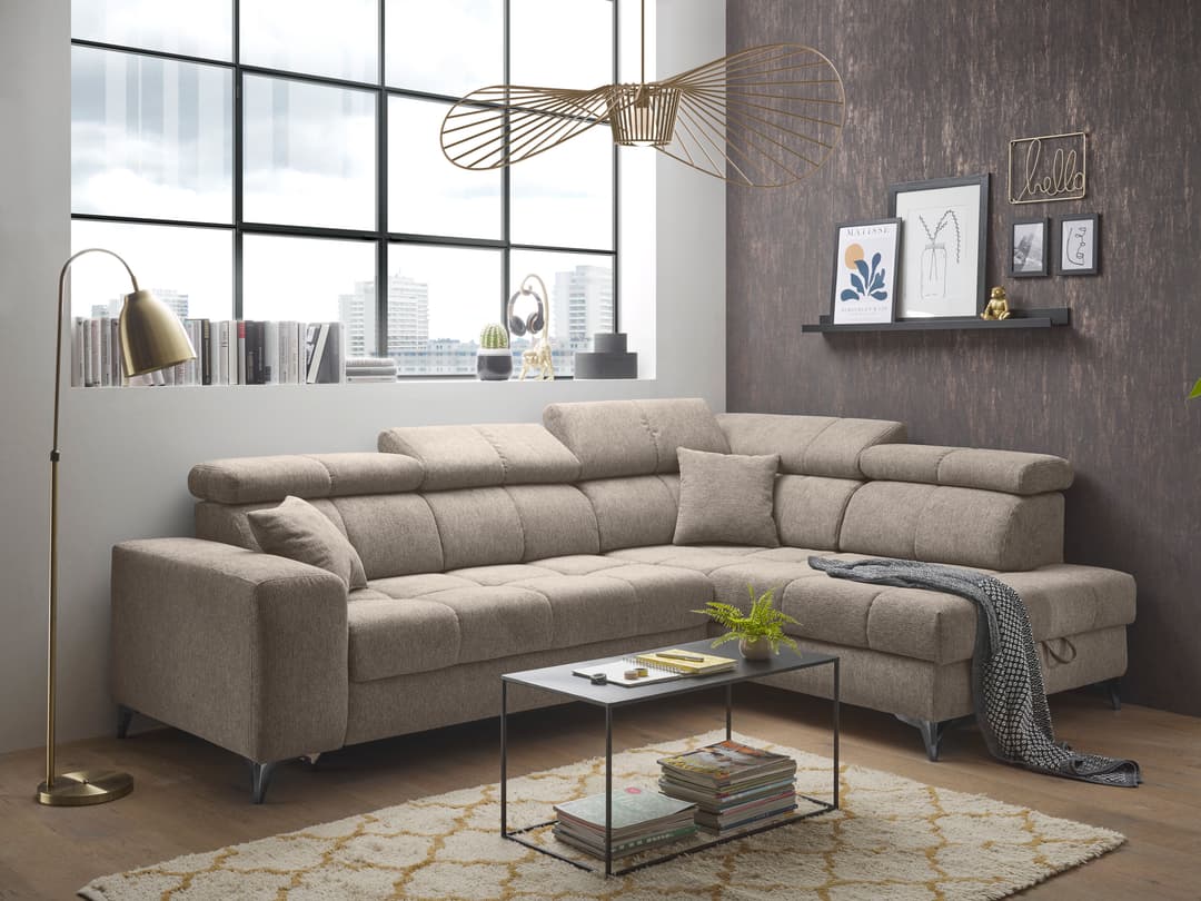Ecksofa Ballack IV | Grau