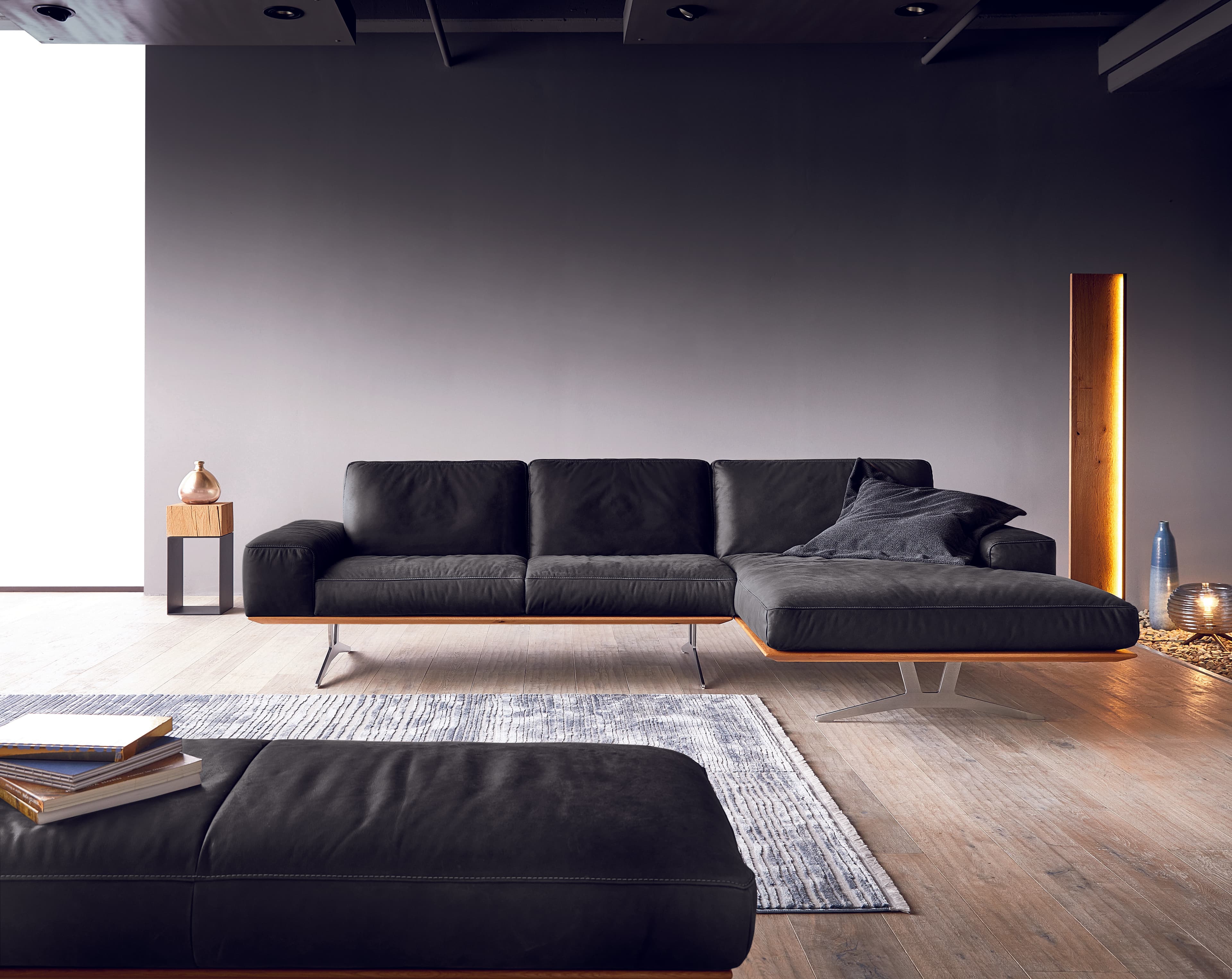 Koinor Ecksofa Hiero (FM) | Schwarz