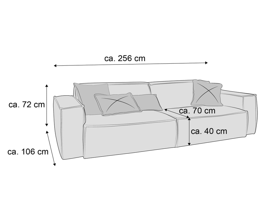 Einzelsofa Croviana VI | Weiß