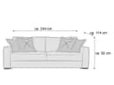 Schlafsofa Ruben | Grau 4