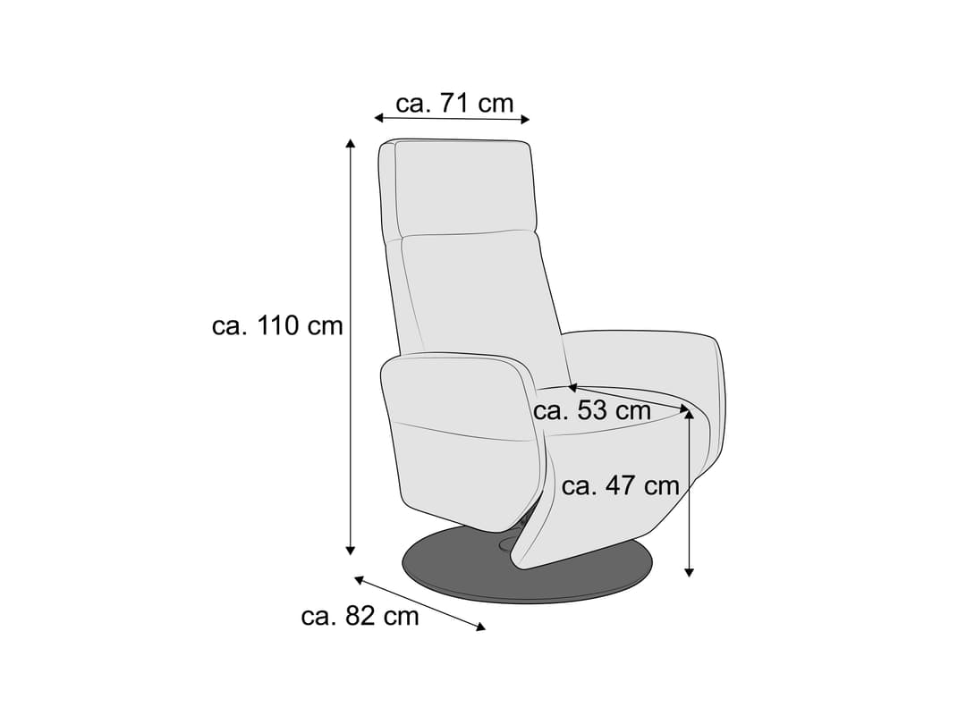 Relaxsessel Sorbara | Braun