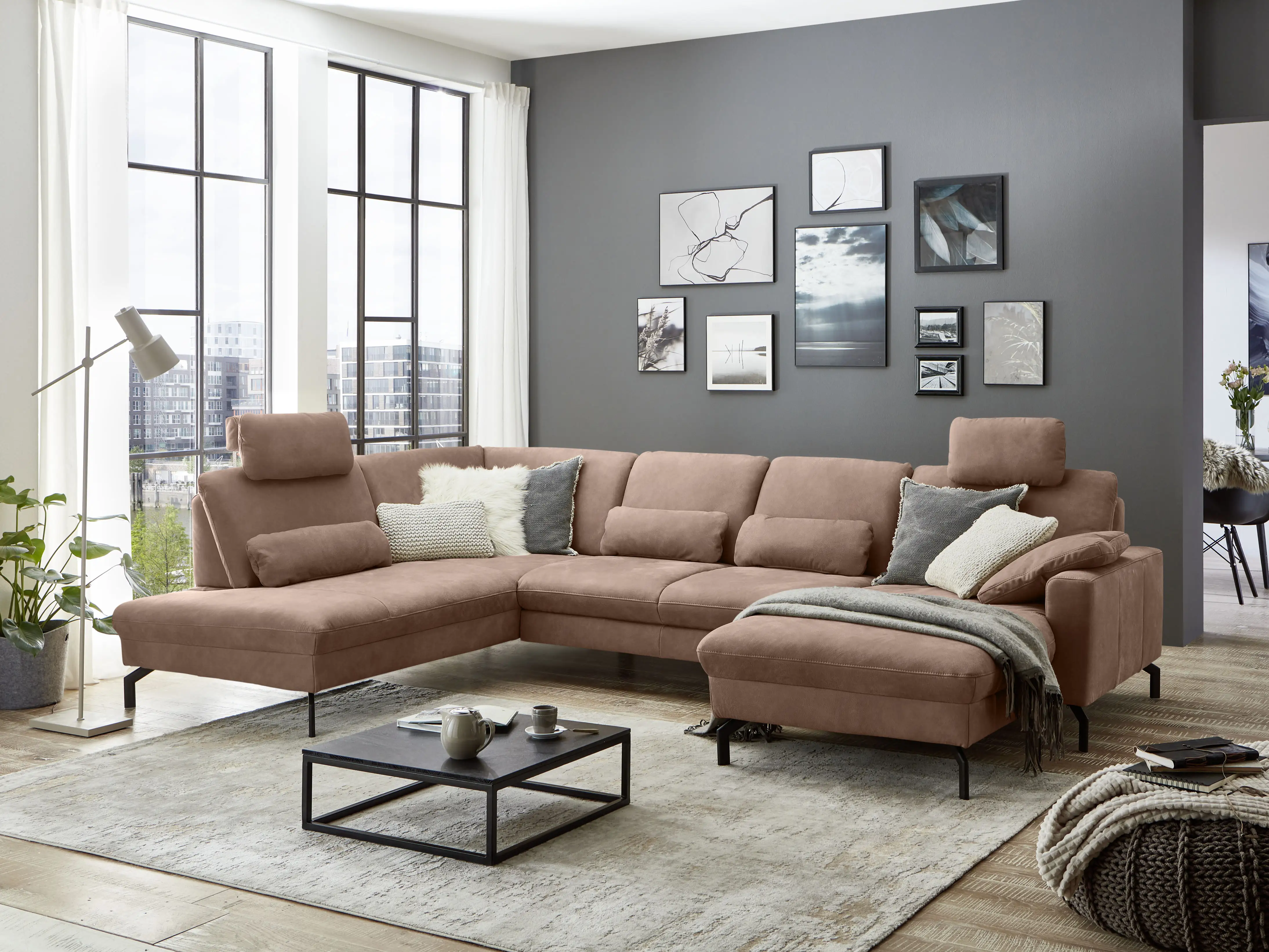 Wohnlandschaft Pristina | Beige