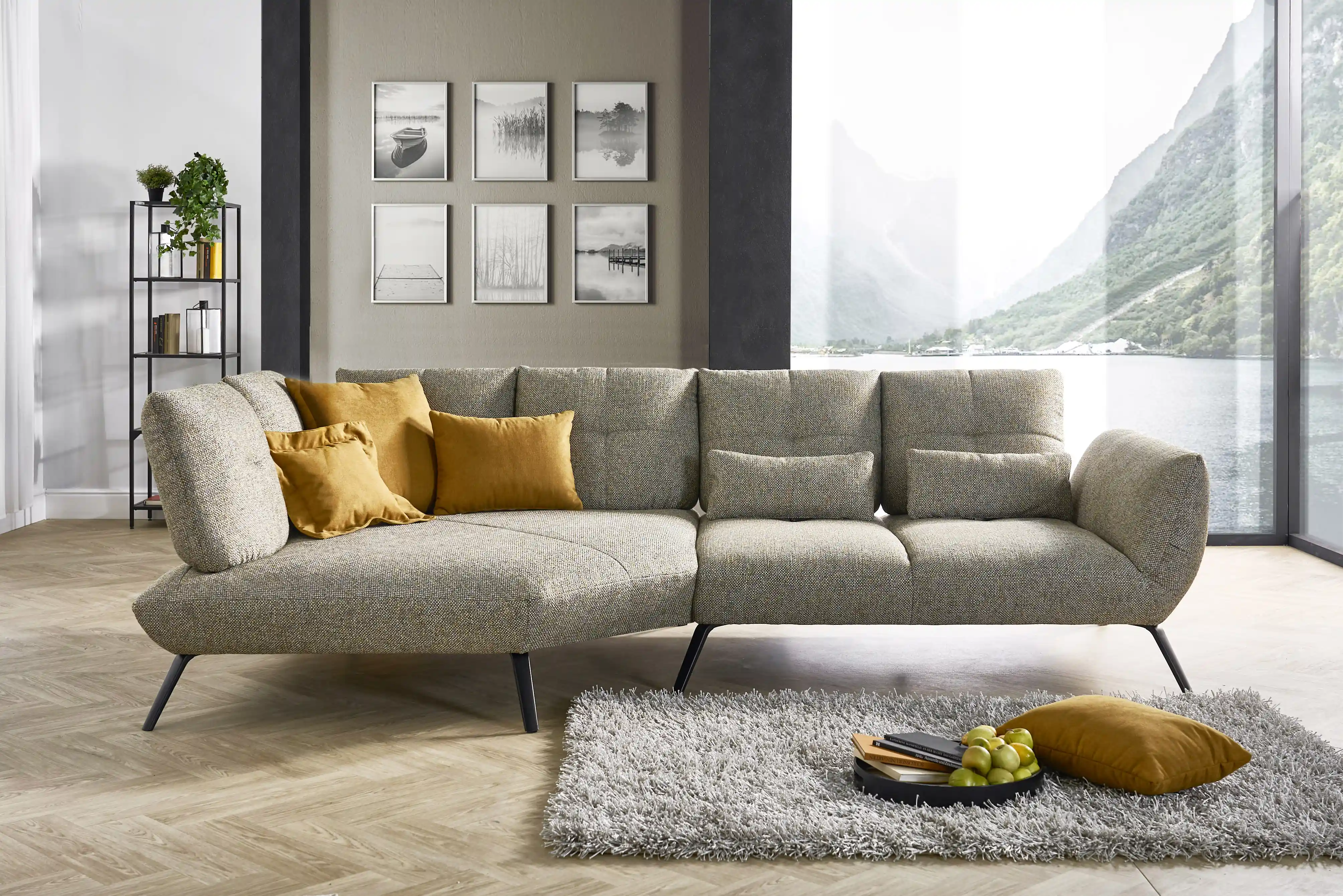 Ecksofa Paola IX | Grün