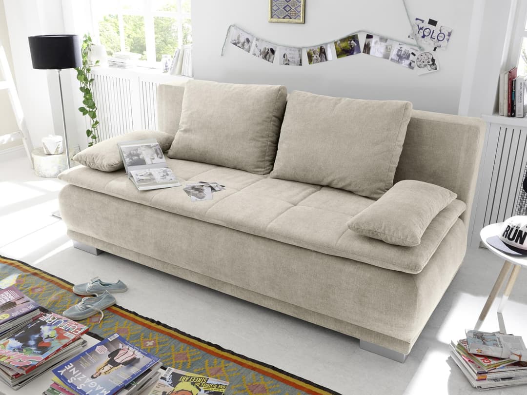 Schlafsofa Bavenzo | Weiß