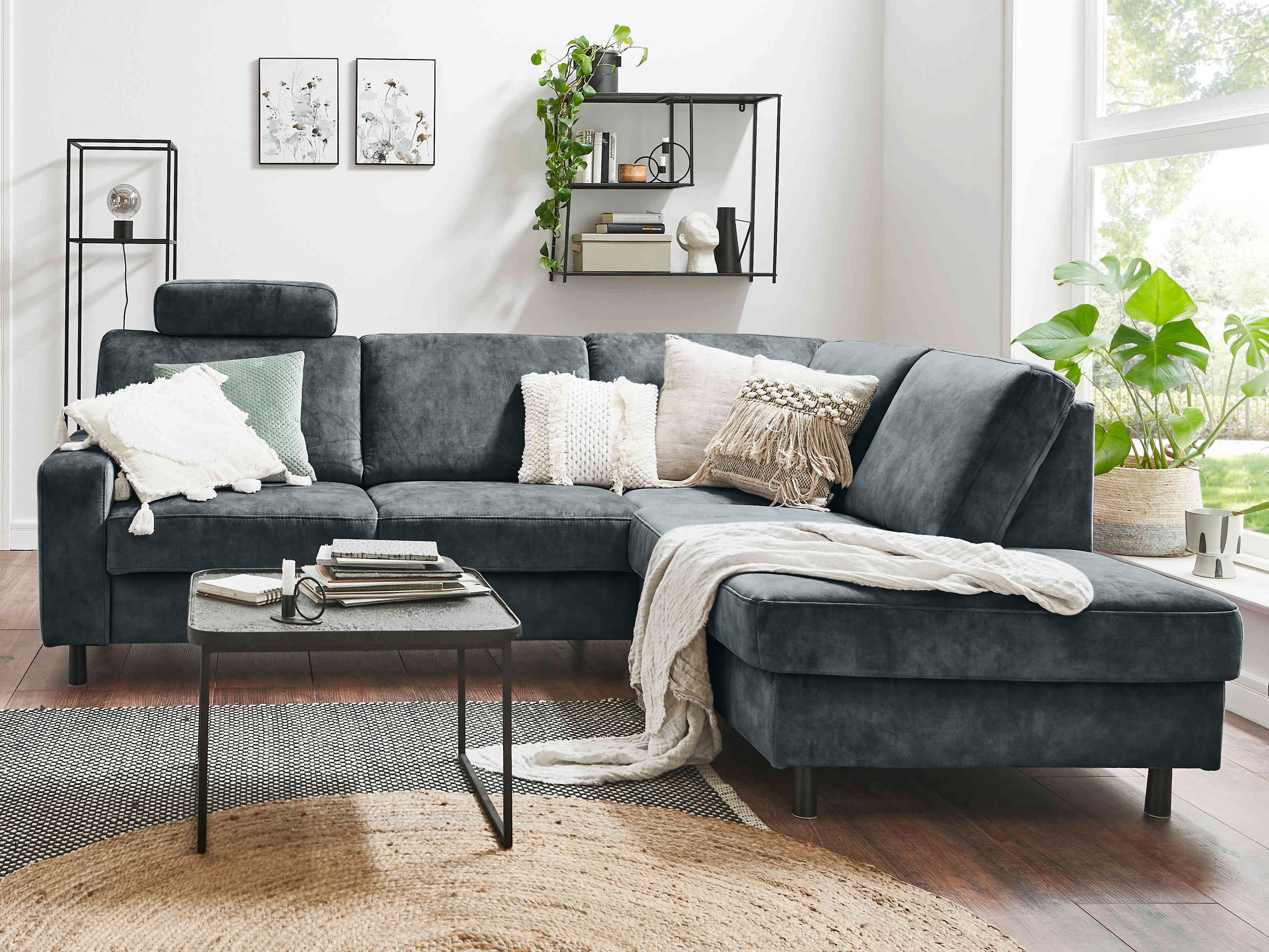Ecksofa Zena IX | Blau