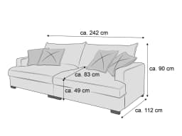 Bigsofa Hugh | Türkis