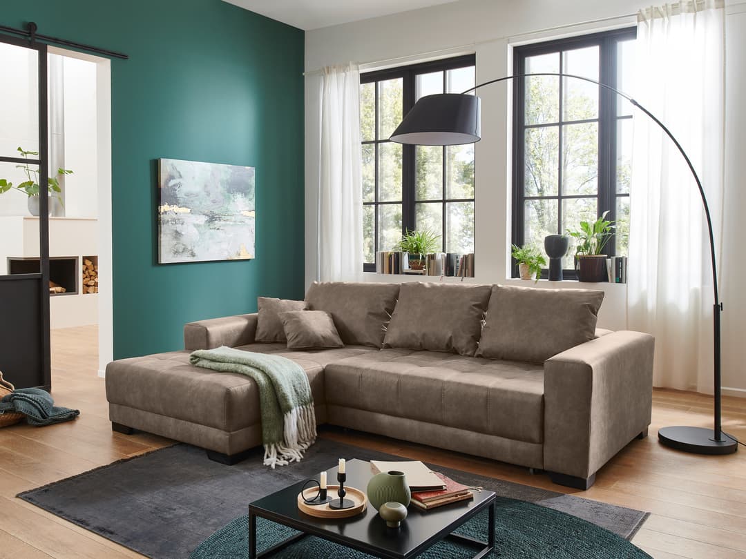 Ecksofa Irma IV | Braun