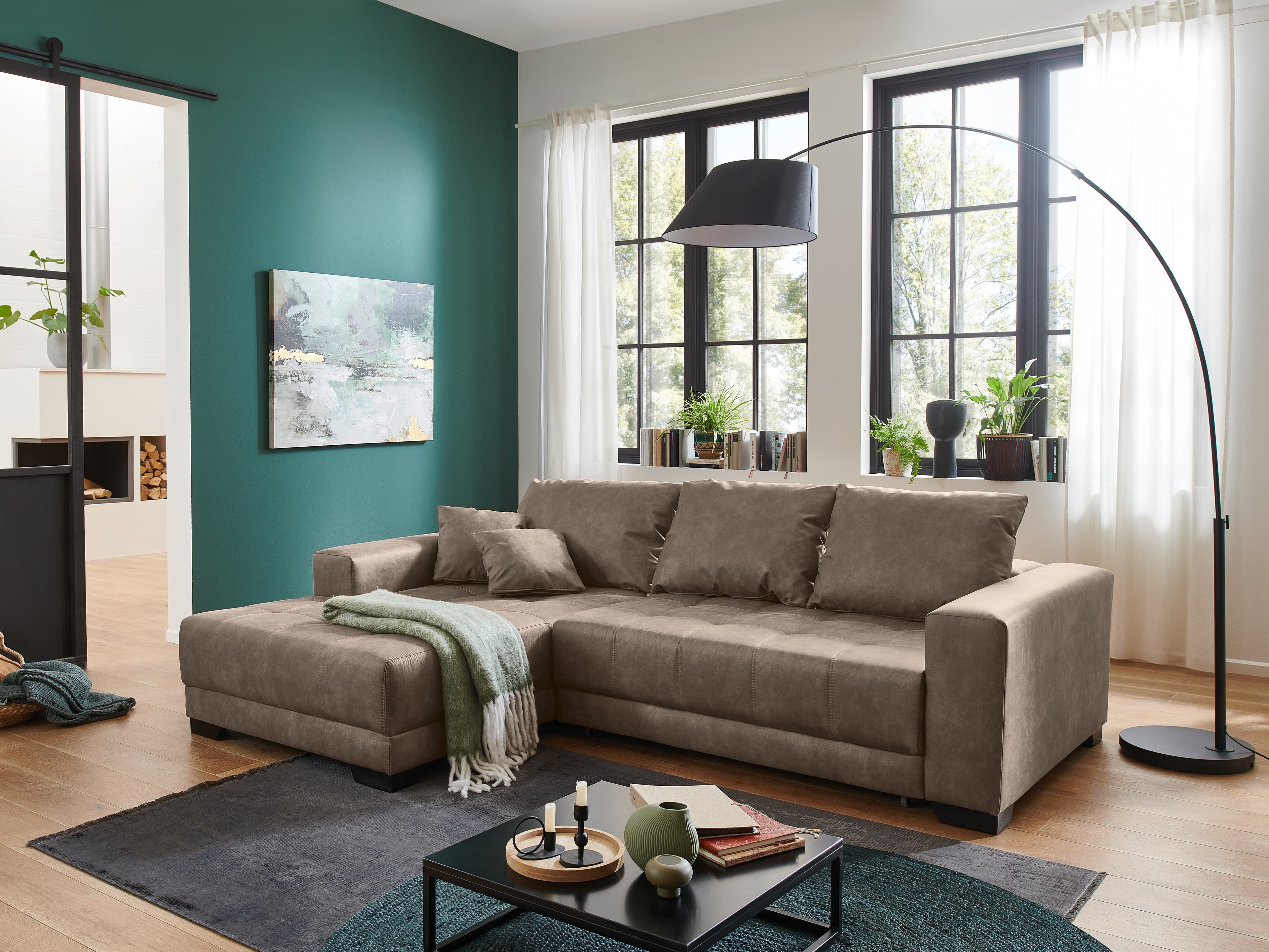 Ecksofa Irma IV | Braun