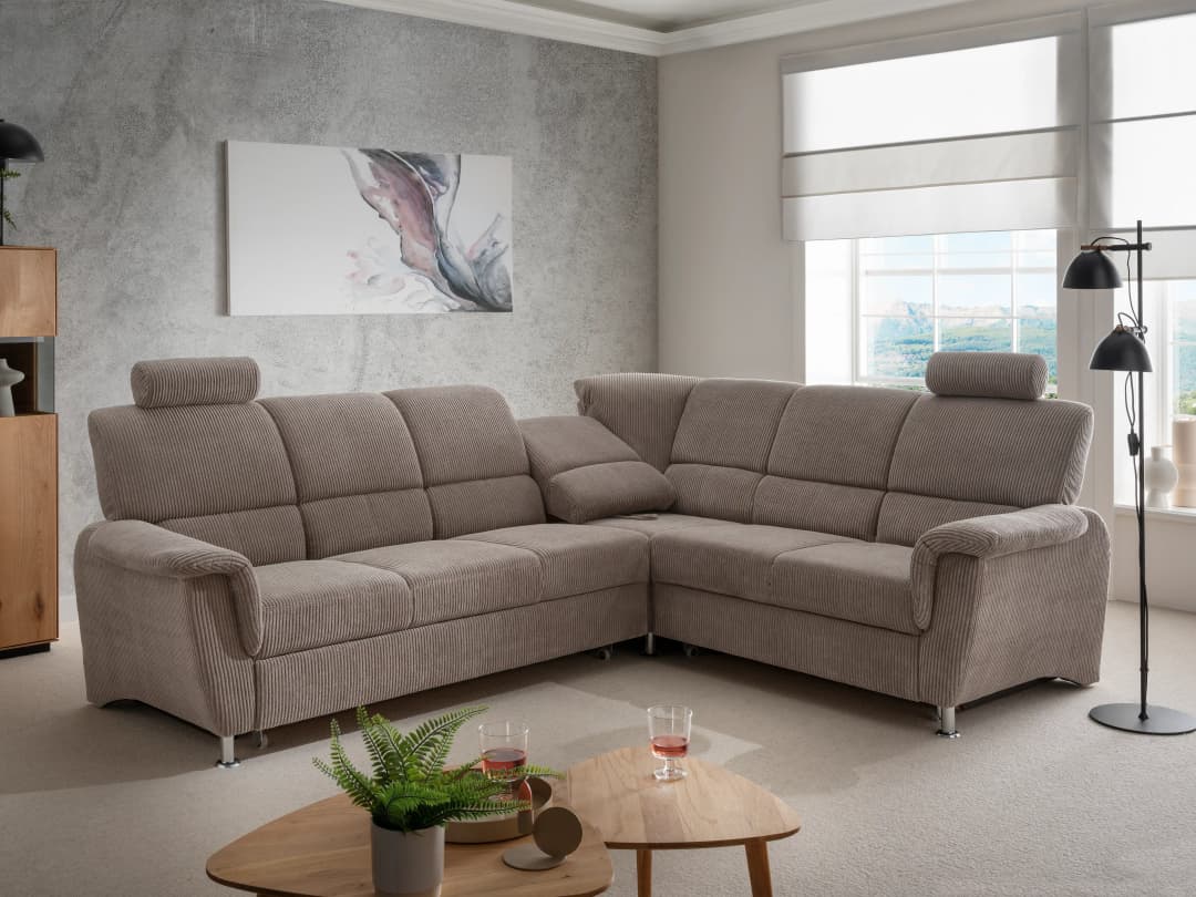 Ecksofa Bulma II | Braun