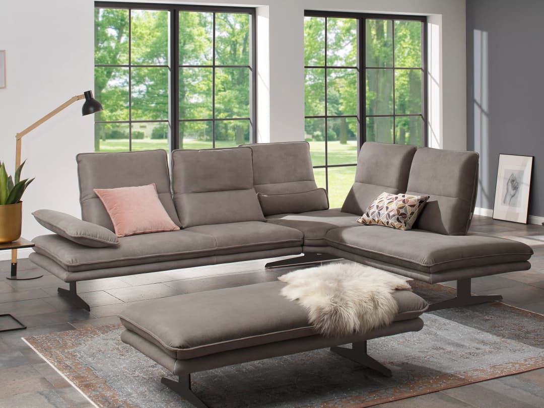 W.Schillig Ecksofa 16777 broadway IV | Braun