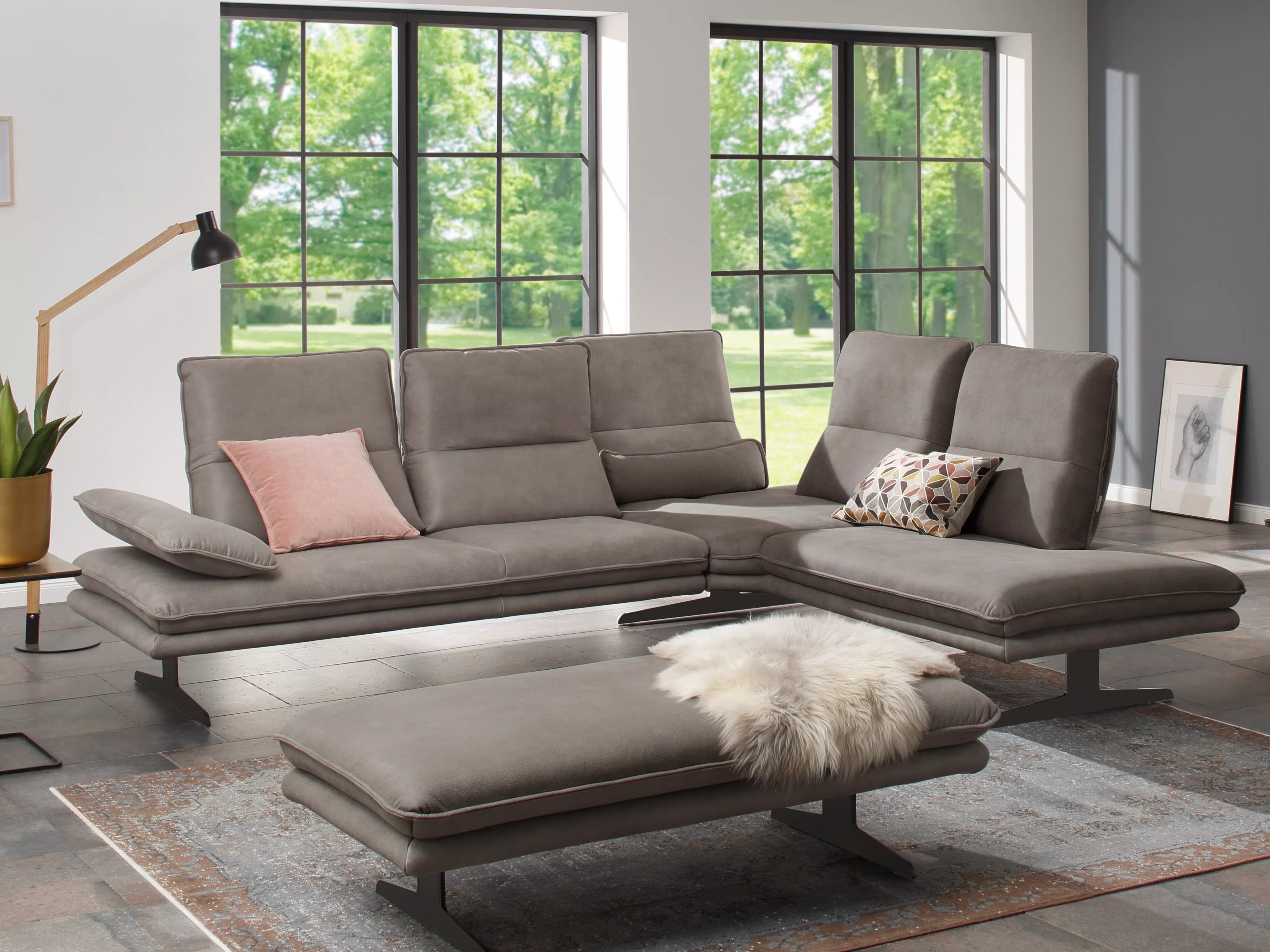 W.Schillig Ecksofa 16777 broadway IV | Grau