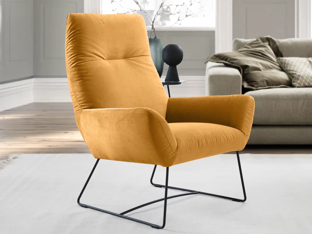 Polstersessel Cabella V | Gold