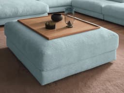 Kabs Polsterhocker Caldiero | Blau