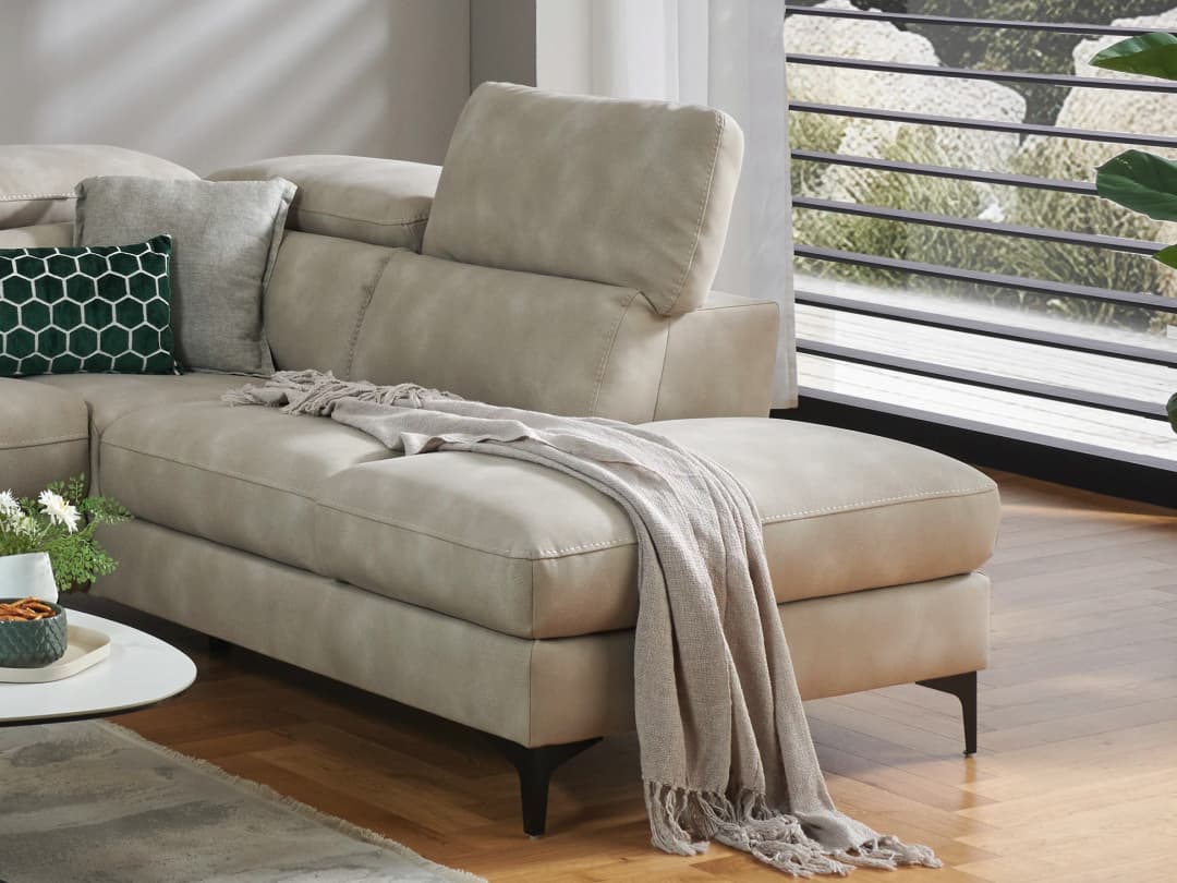 Ecksofa Luis | Weiß