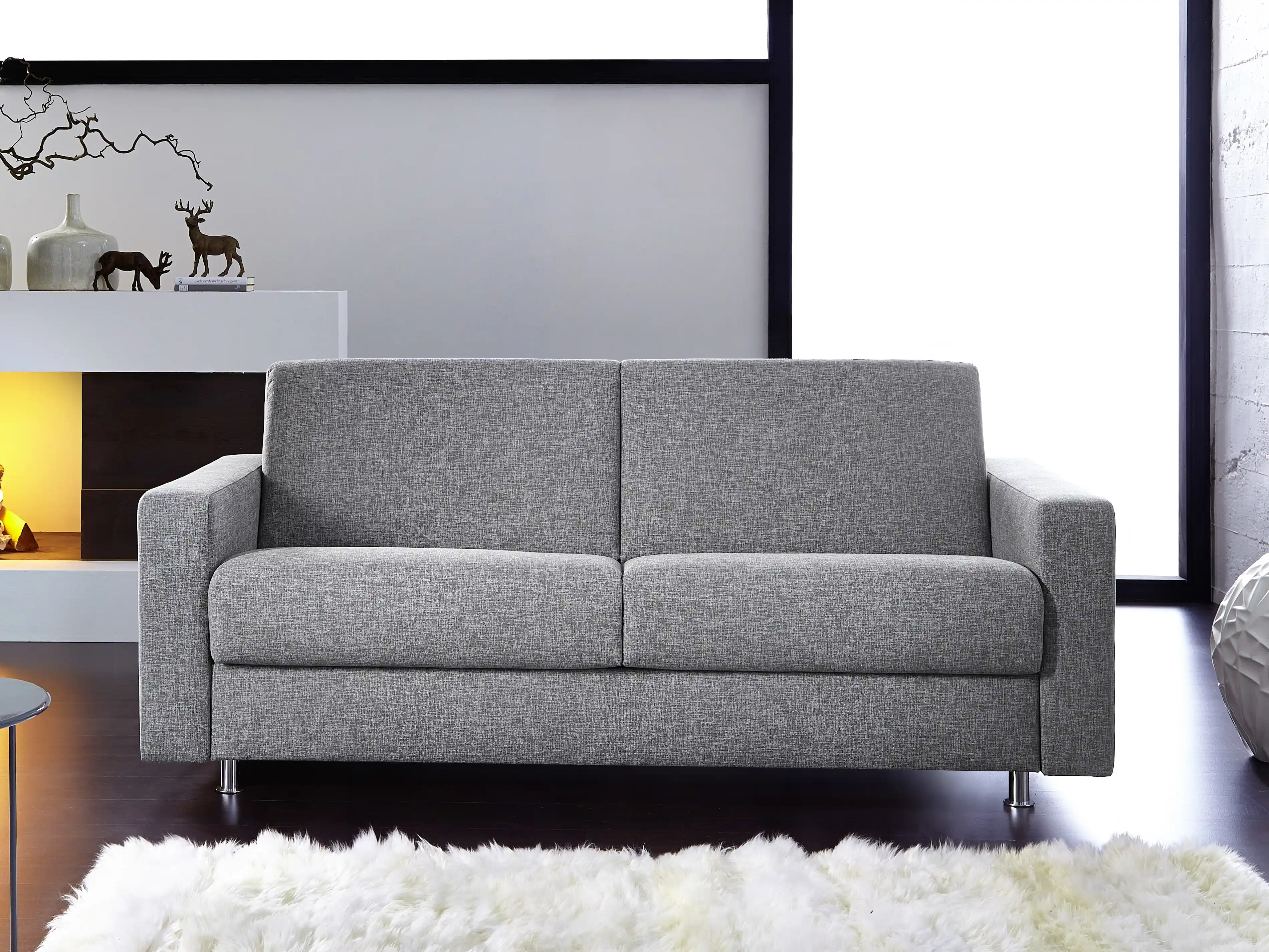 Schlafsofa Belfiore | Grau