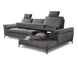 Ecksofa Saratow | Grau