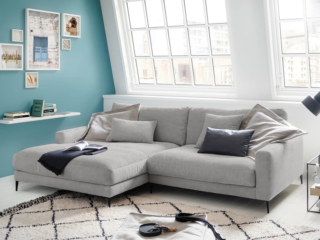 Ecksofa Cortino VIII | Grau