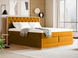 Boxspringbett Cossau | Gelb