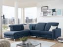 Ecksofa Cabello | Blau