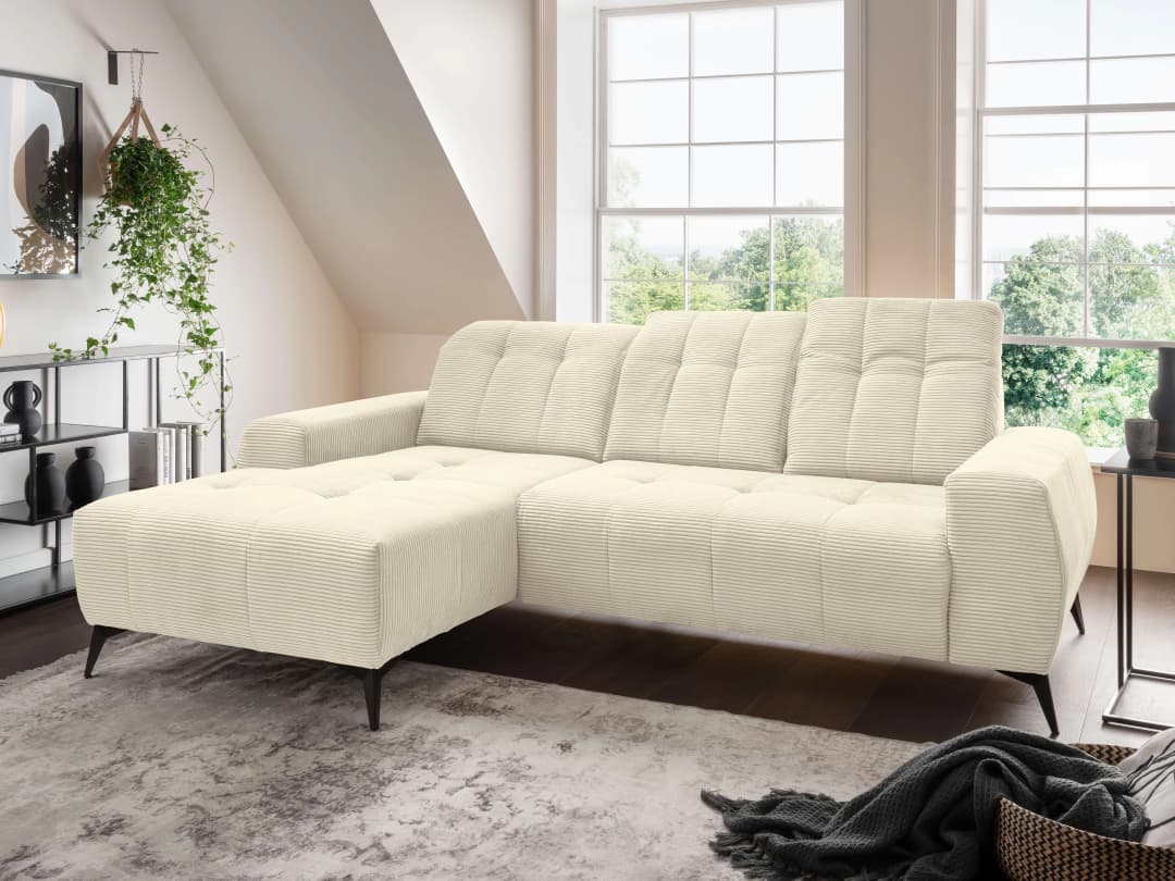 Ecksofa Bodra II | Beige