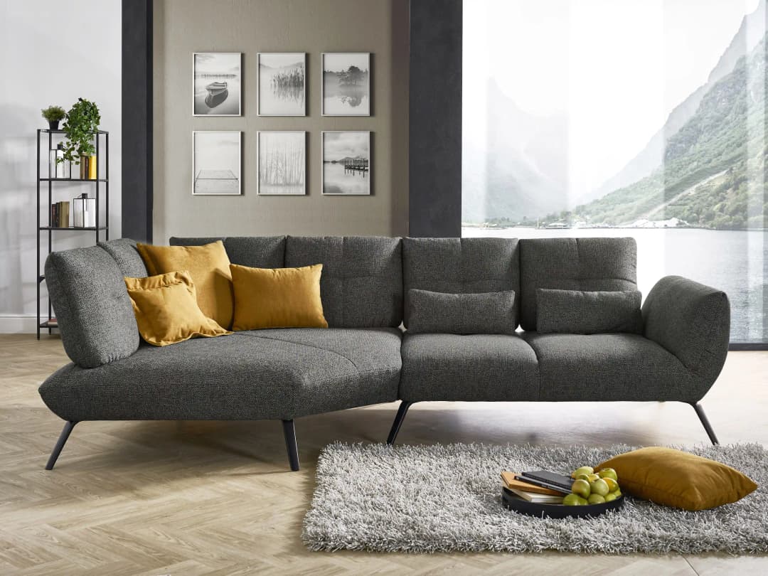 Ecksofa Paola IX | Grau