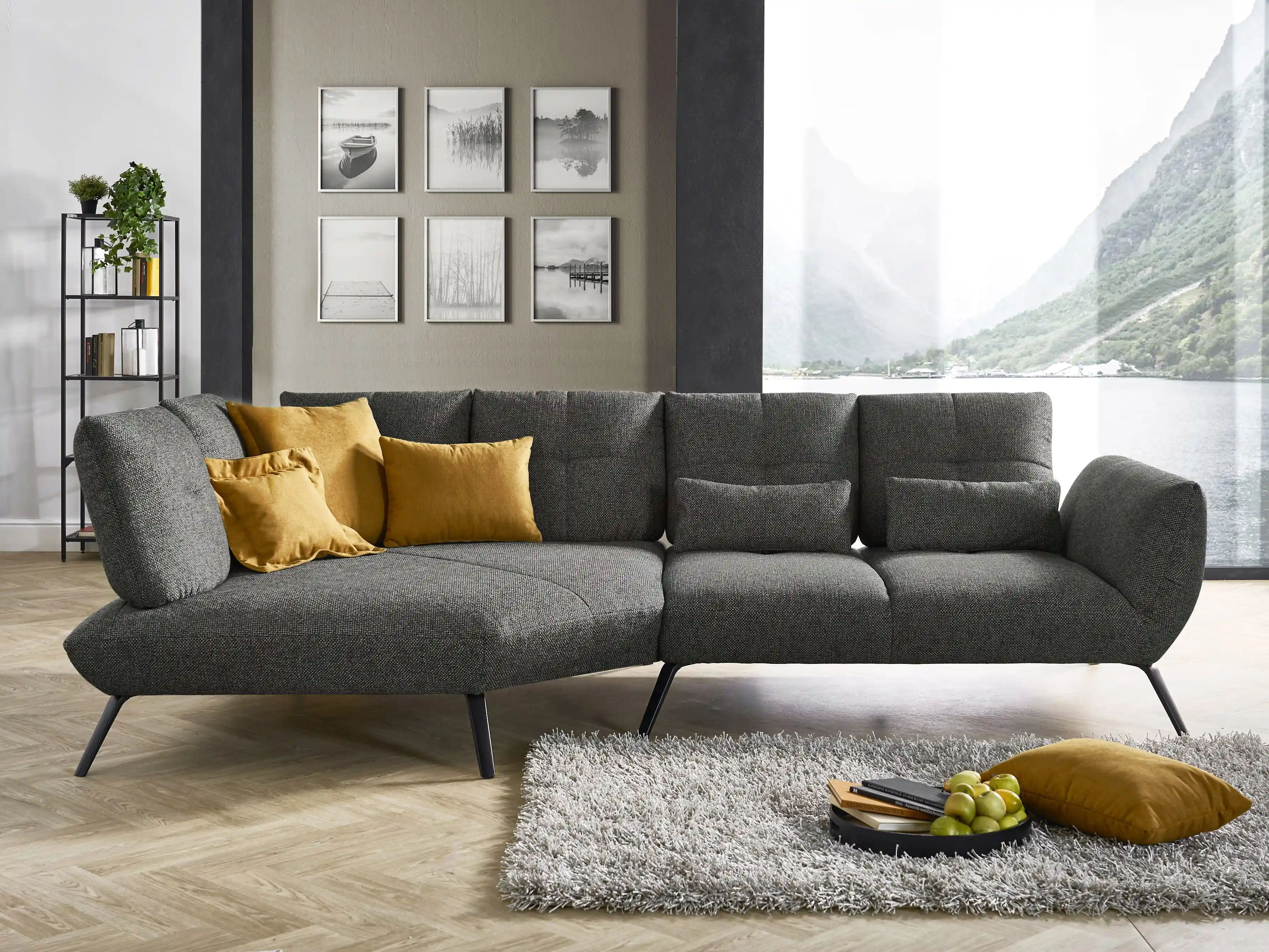 Ecksofa Paola IX | Grau